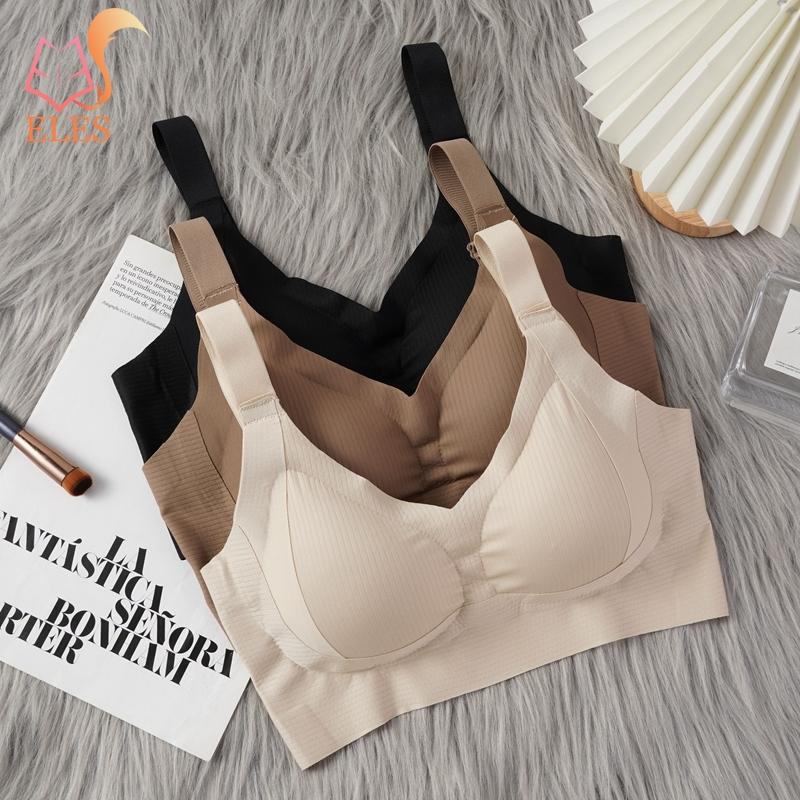 Sutiãs Sem Costura Push-Up Tamanho Plus Sutiã de Sustentação Invisível para Mulheres Sutiãs de Cobertura Total