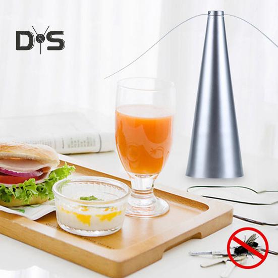 Fly Repellent Fan with Reflective Strip Outdoor Camping Fishing Picnic Indoor Desktop Food Fan Portable Silent Foldable Fly Spinner Fan