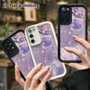 Phone Case: 2D Flat Samsung Galaxy A34 A35 M05 M06 S20 S22 S21 FE Plus 5G Tiered Protective Case, Purple-pink Night Sky, Christmas and Halloween Gift