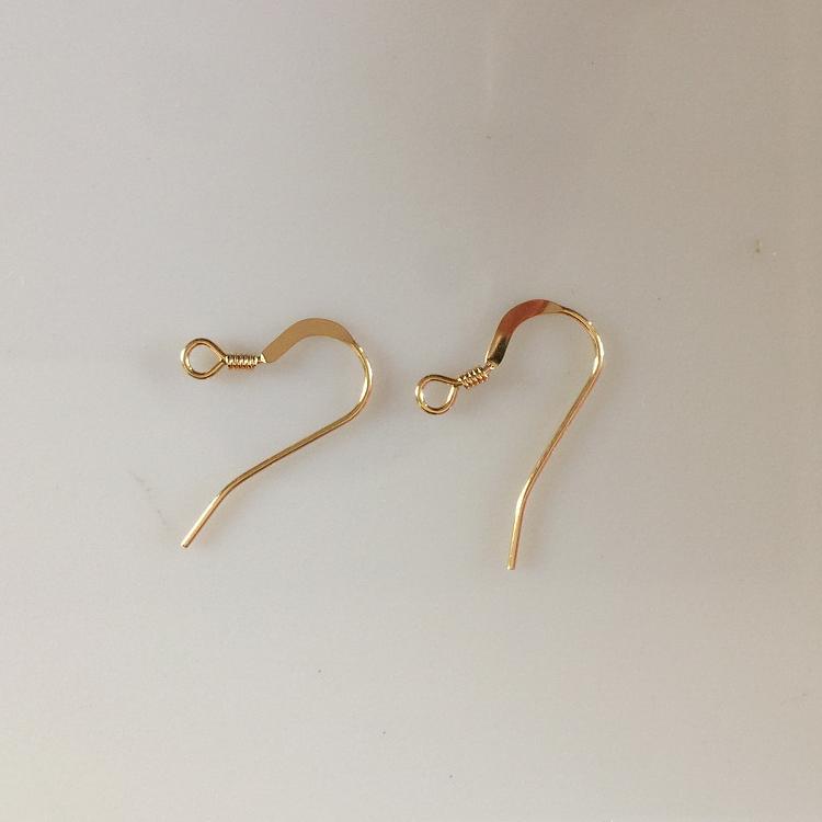 High Quality 14K Gold Filled Ear Hook Wires for DIY Handmade Jewelry Making Supplies