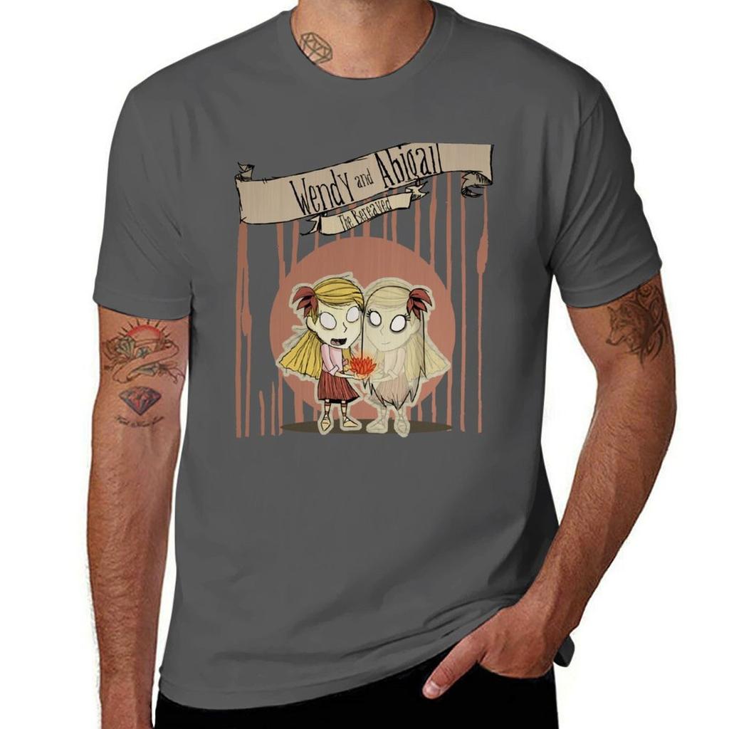 Dont Starve Wendy Und Abigail T-Shirt Basic Einfach Lässig Kurzarm T-Shirt