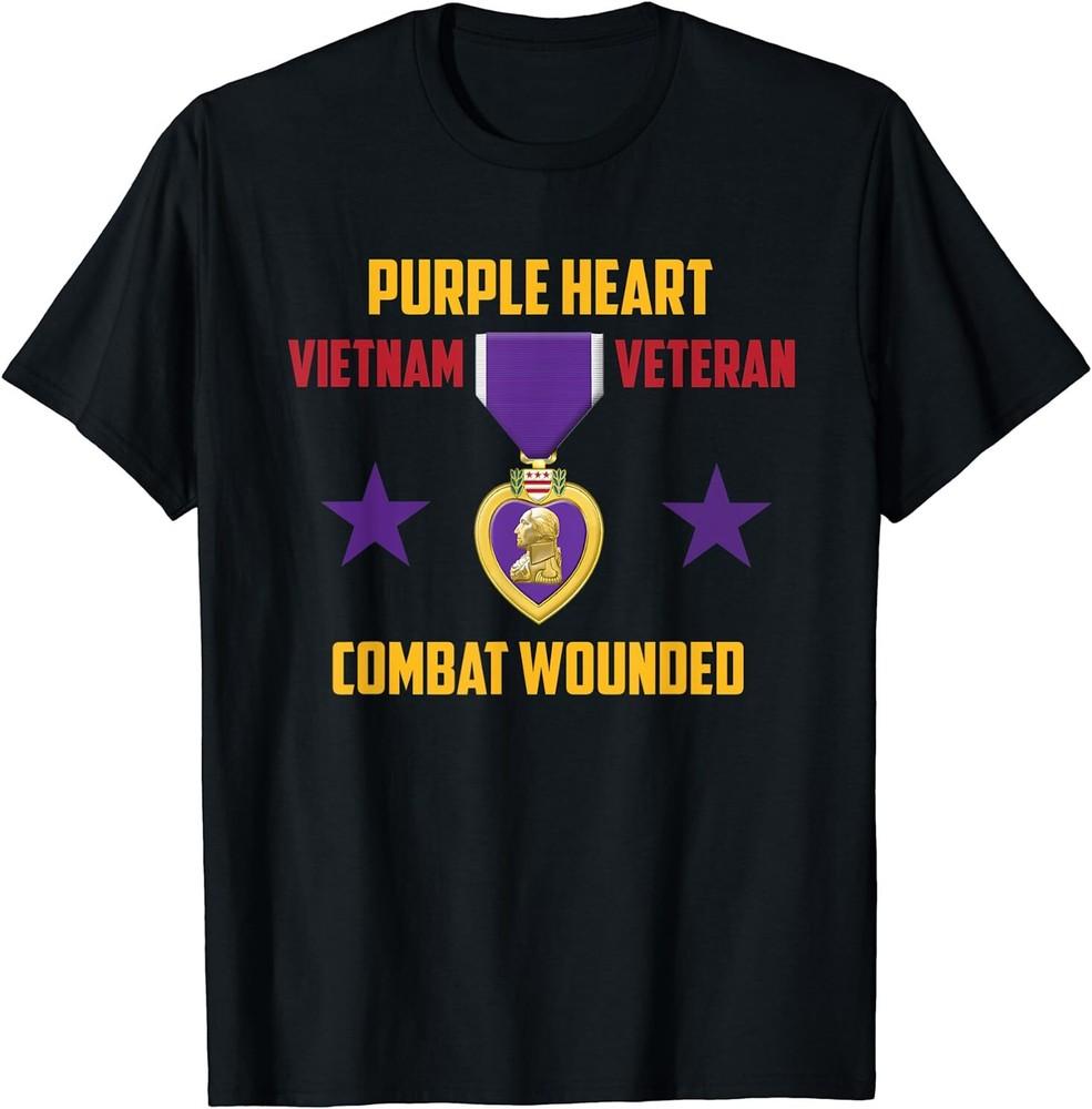 Purple Heart Vietnam Veteran T-Shirt Unisex T-Shirt S