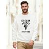 Men's ICE CREAM SOLVES EVERYTHING Graphic Casual Round Neck Sweatshirt