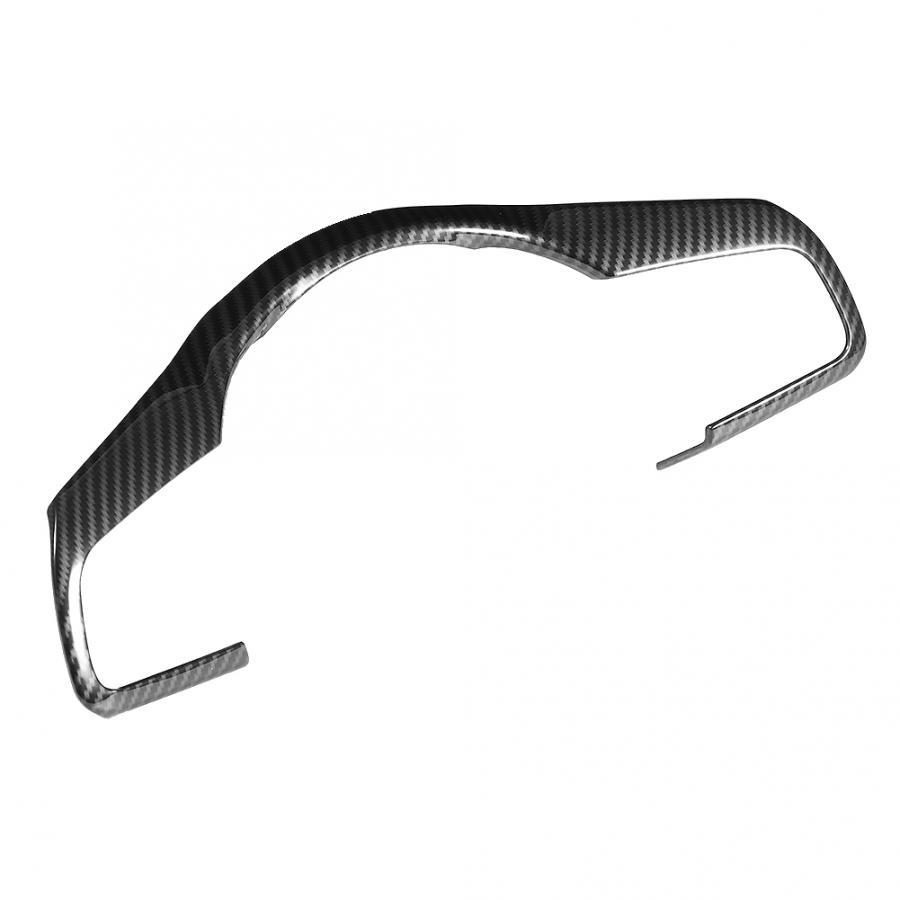 Car Carbon Fiber Style Steering Wheel Trim Sticker Cover Decoration for Jaguar XF/F-Pace 2016 2017 2018  Car