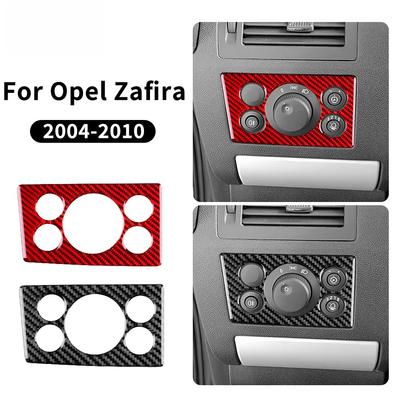 Kohlefaser Für Opel Zafira 2004-2010 Scheinwerferschalterblende Kratzfest Verschleißfest Innenraumdekor Schutz Zubehör