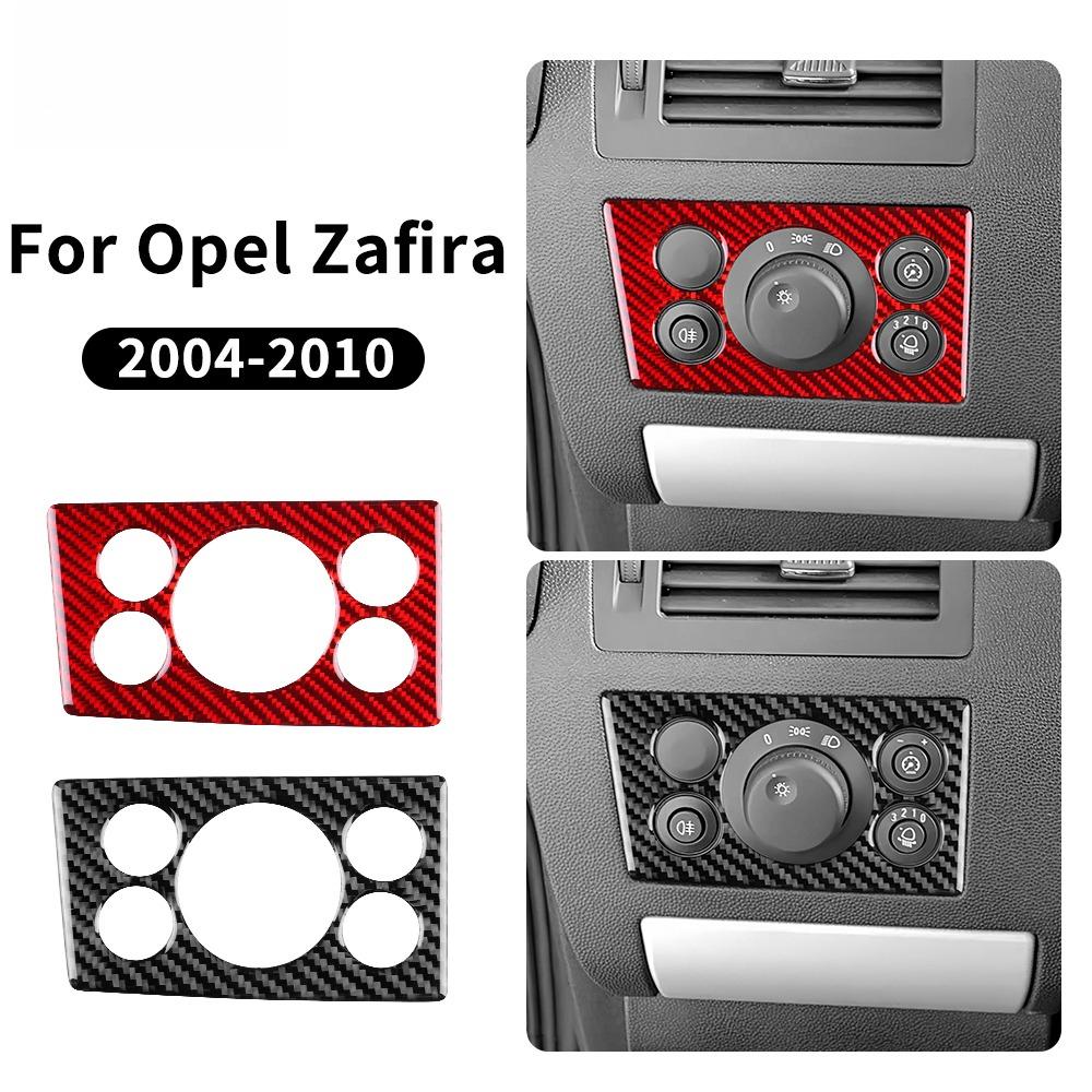 Uhlíková vlákna Pro Opel Zafira 2004-2010 Kryt spínače světlometů Odolný proti poškrábání a opotřebení Dekorace interiéru Ochranné Cer Příslušenství