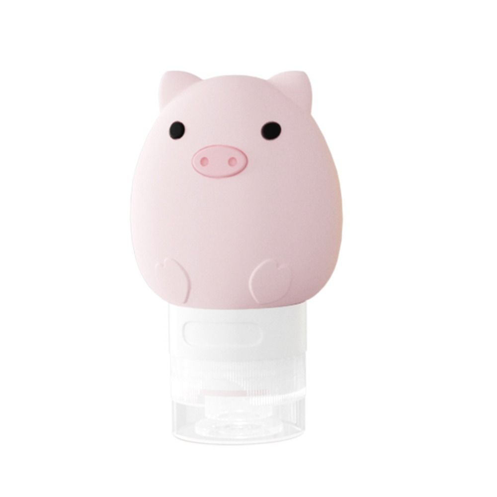 

Mini Refillable Empty Bottle 60ml Lotion Shampoo Bottle New Squeeze Tube Bottle рожевий