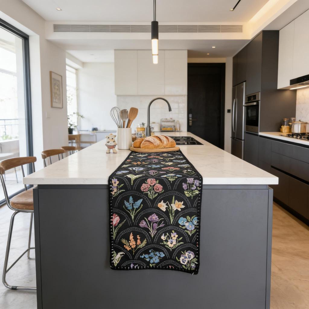 Washable Nordic Cotton Linen Modern for Dining Table, Coffee Table and TV Cabinet Decoration Table Runner