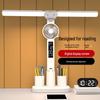 UOSU Rechargeable Dual-Head LED Desk Lamp with Fan and Clock