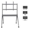 Support Mobile Pour TV XL 50" - 86" - EWENT - EW1542 - Plateforme Pour Équipement - Gestion De Câbles