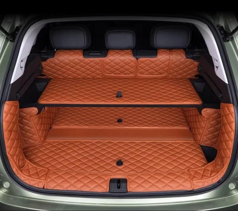 For Chery jaecoo j7 2024 Custom Car Trunk Mat TanSuo 06 2025 Leather Waterproof Cargo Liner Car Mat Interior Accessories