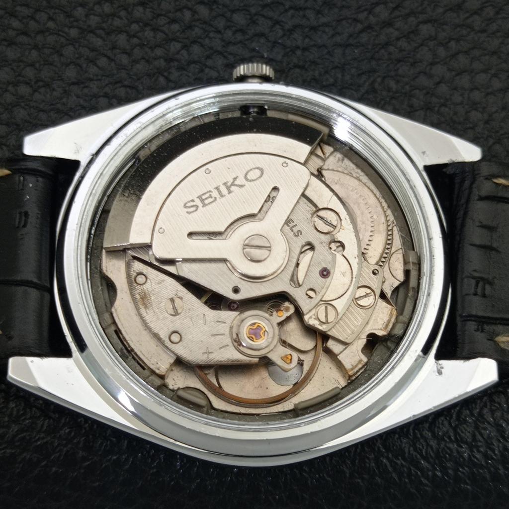 REFURBISHED VINTAGE SEIKO AUTOMATIC 6309A JAPAN MENS WHITE DIAL WATCH a443051-1