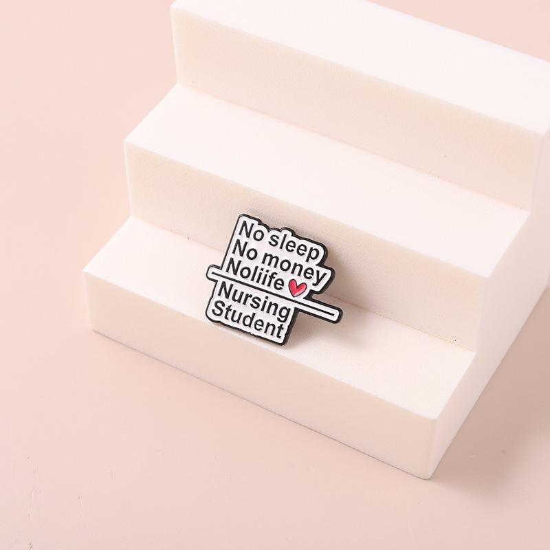 No Contemporary Alloy Life Pin Brooch Geometric Shape Eyecatching Accessory
