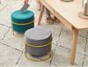 Solid Wood Round Stool - Light Luxury Shoe Changing/Footrest, Living Room/Entryway Bench/Pier, Coffee Table Accent.