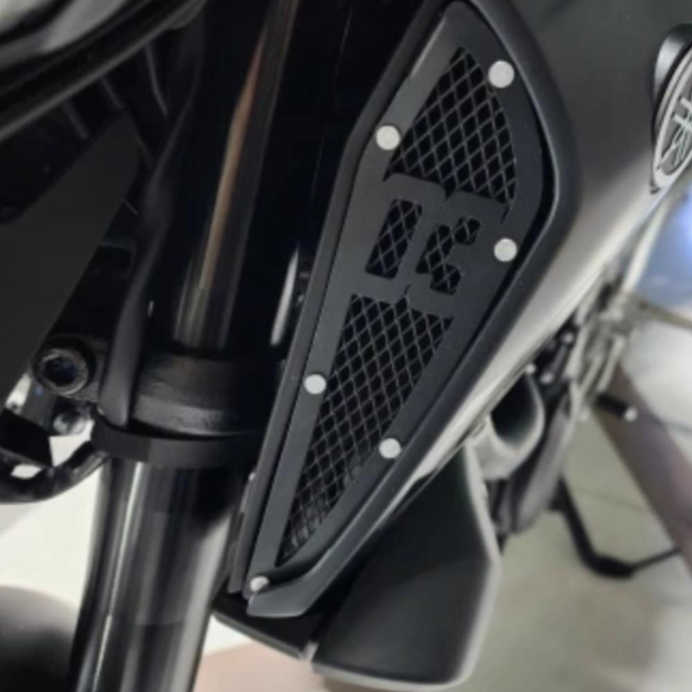 

MT-03 Motorcycle Intake Cover For YAMAHA MT 03 MT03 2020 2021 CNC Fuel Tank Air Intake Mesh Inlet Decoration Guard Accessories красный