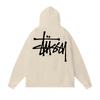 Classic Print Hooded Sweatshirt Teens Unisex Loose Fit Cotton Pullover Streetwear