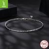 Cross-Border S925 Sterling Silver Platinum-Plated Starlight Bracelet Basic Bracelet Wind Female Light Luxury Niche