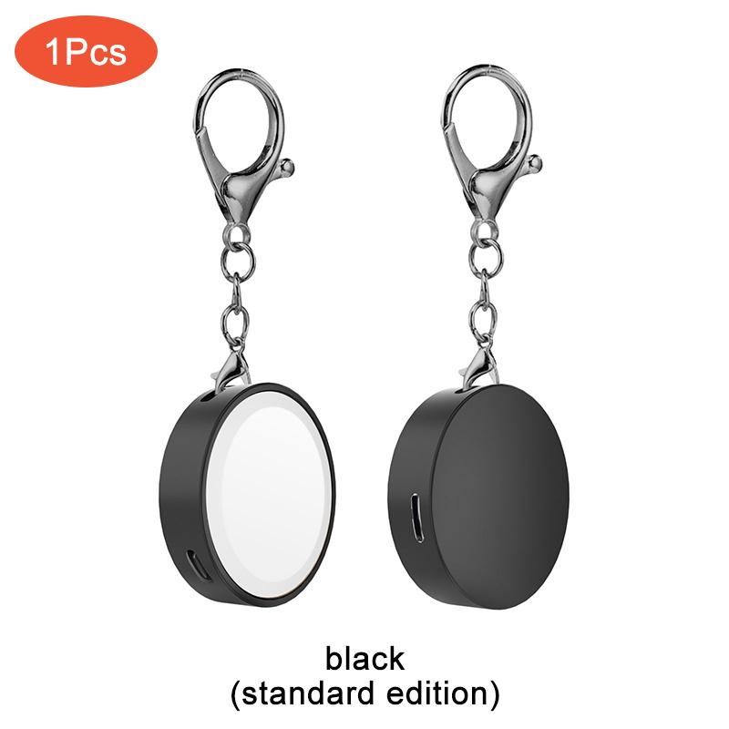 Portable Magnetic Watch Wireless Charger With Keychain For Apple Watch 10 9 8 7 6 5 4 Ultra2 SE Type C L Dual Door Charging Port