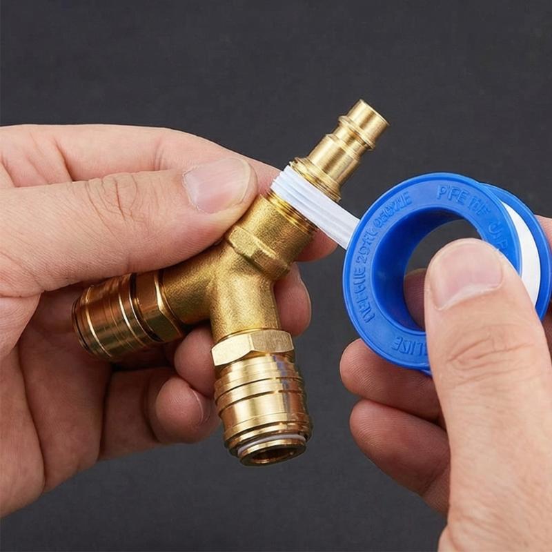 Y Splitters 1/4Inch Air Hose Quick Coupler Compressed Air Distributors 2 Way Air Switches Connectors Pneumatic Tees Joint