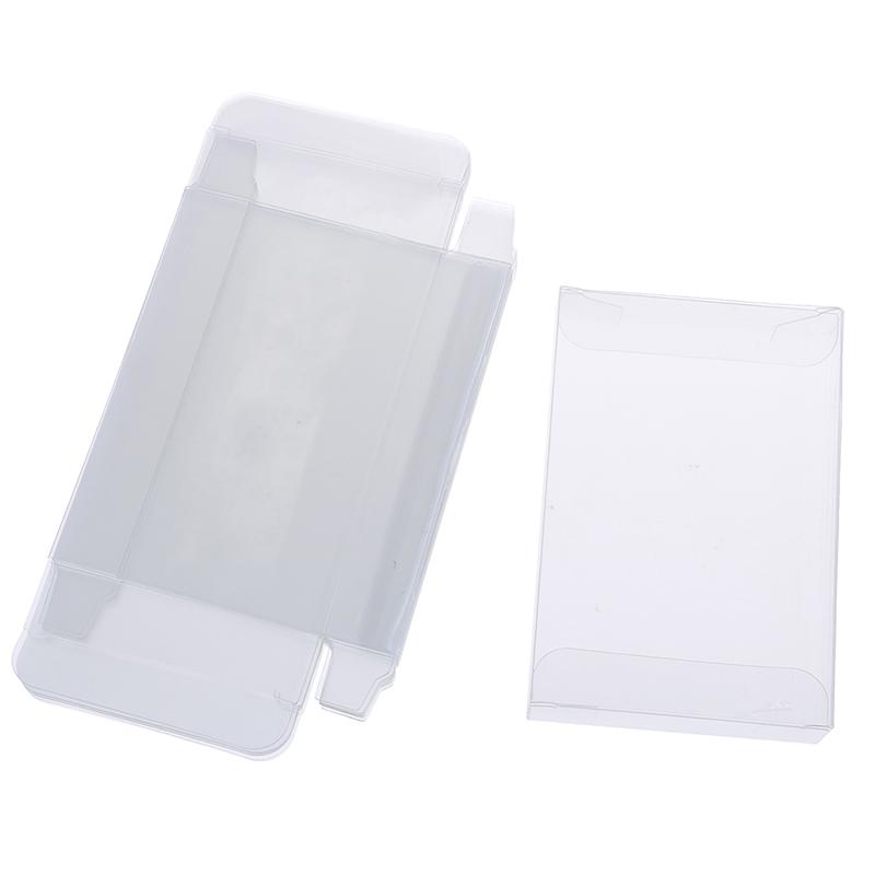 10Pcs clear carts case sleeve box for nintend N64 cartridge cib protectors