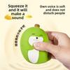 Cute Fruit Seal Shaped Latex Squeaky Dog Toy Durable Bite Resistant Teething Chew Toy for Small Medium Dogs Puppies Relieve Boredom