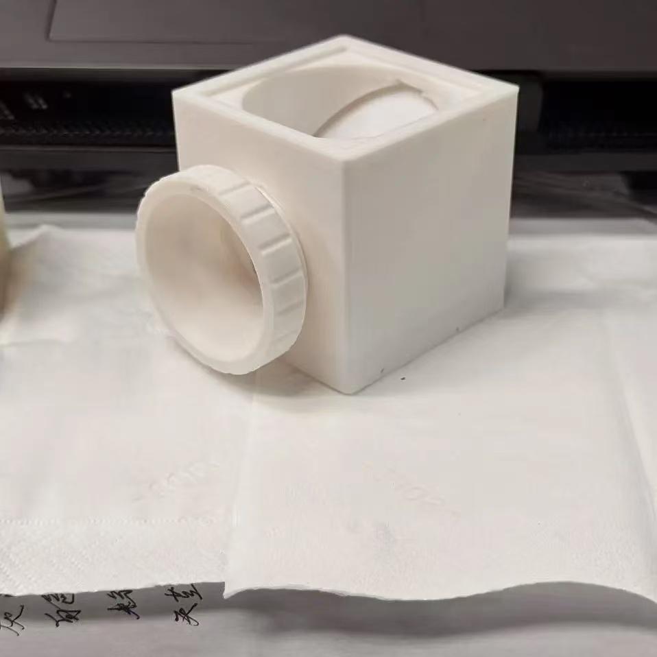 

3D Плоский видоискатель для талии Подходит для линзы Френеля 5*5 Регулируемая фокусировка Adjustable focal len белый