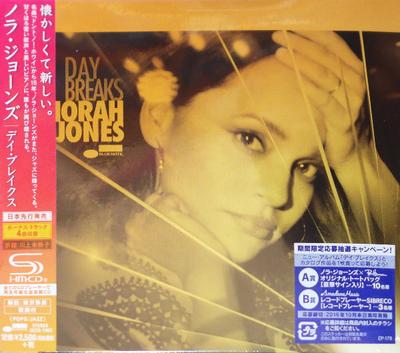 CD NORAH JONES  Day Breaks Regular Edition UCCQ1065 Blue Note 2016 Japan ObiJazz Used