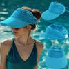 Bayan Bayanlar Yaz Geniş Ağız Katlanabilir Güneş Şapkası Anti-UV Plaj Visor Caps Şapkalar