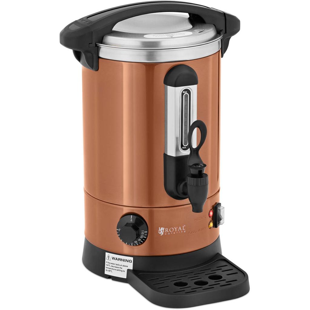 Double-Walled Water Heater With Drainer 61 L 1500 W Orange