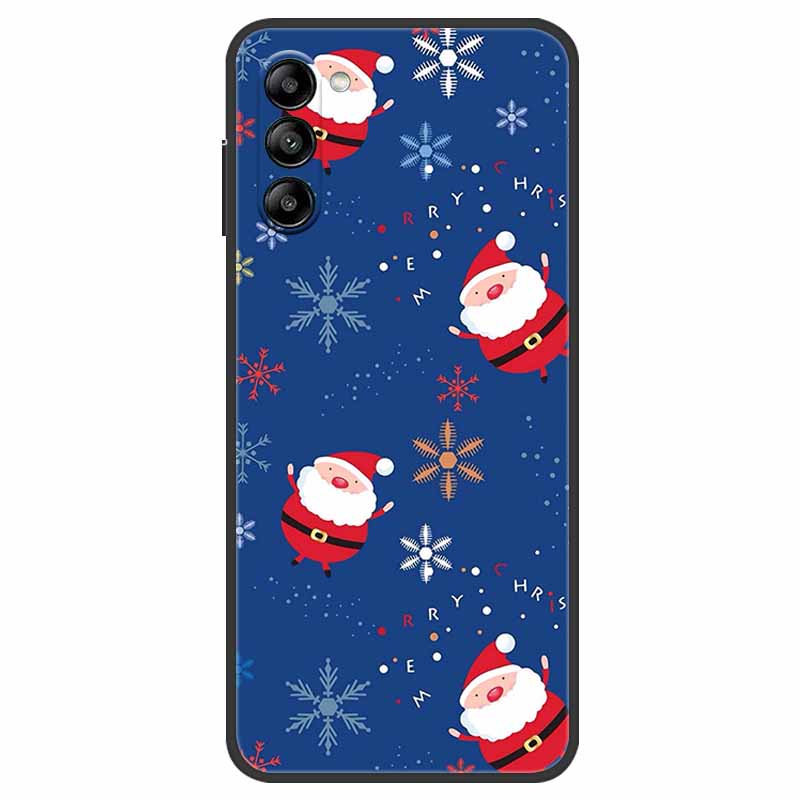 For Samsung Galaxy S23 Plus FE Ultra Case Cover Christmas TPU Soft Silicone Phone Back Cover Case for Fundas Samsung Galaxy S 23