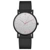 Strap Silicone Women Watch With Starry Sky Design Fashionable Quartz