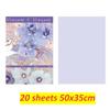 Retro Wrapping Paper Romantic Flower Wrapping Paper Kraft Gift Paper Florist Bouquet Packaging Material For Gift Wrapping Pack