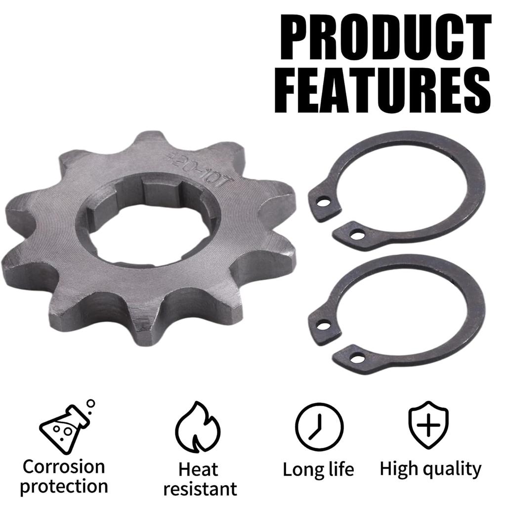 420-10T Sprocket Front Sprocket for Bike Dirt Pit Bike mini ATV 4-Wheeler Universal Motorcycle