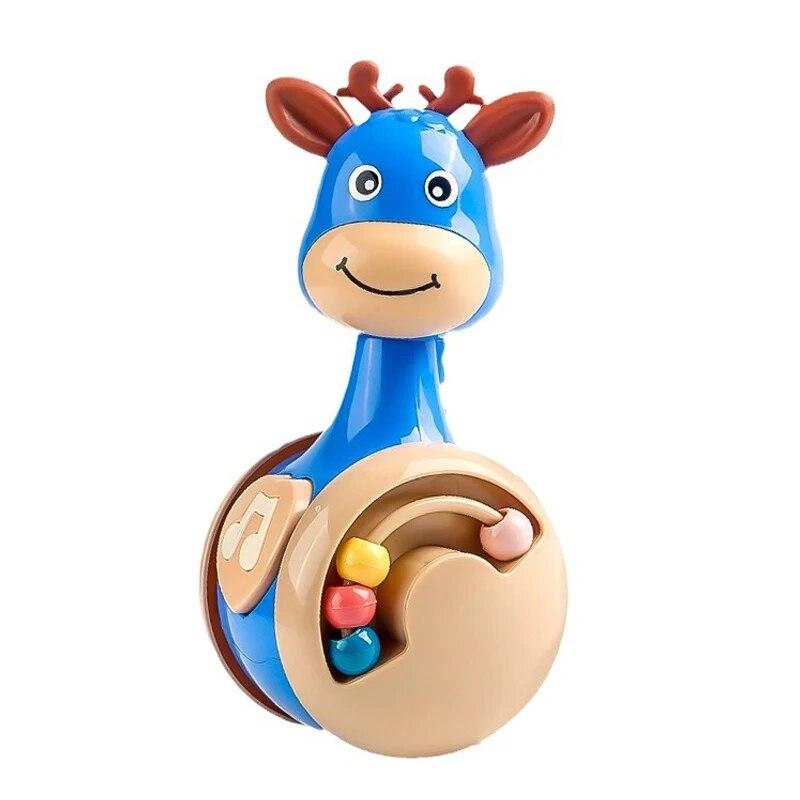 

Игрушка-неваляшка для младенцев от 6 месяцев и старше 1 года. Головоломка для обучения лазанию. Раннее образование. Новорожденные дети. Скалолазание и E. синий