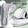 Cloud-Like Comfort Insole: Massage, High Elasticity, Shock Absorption, Antibacterial, Sweat-Absorbing, Breathable, Deodorizing Fragrance.