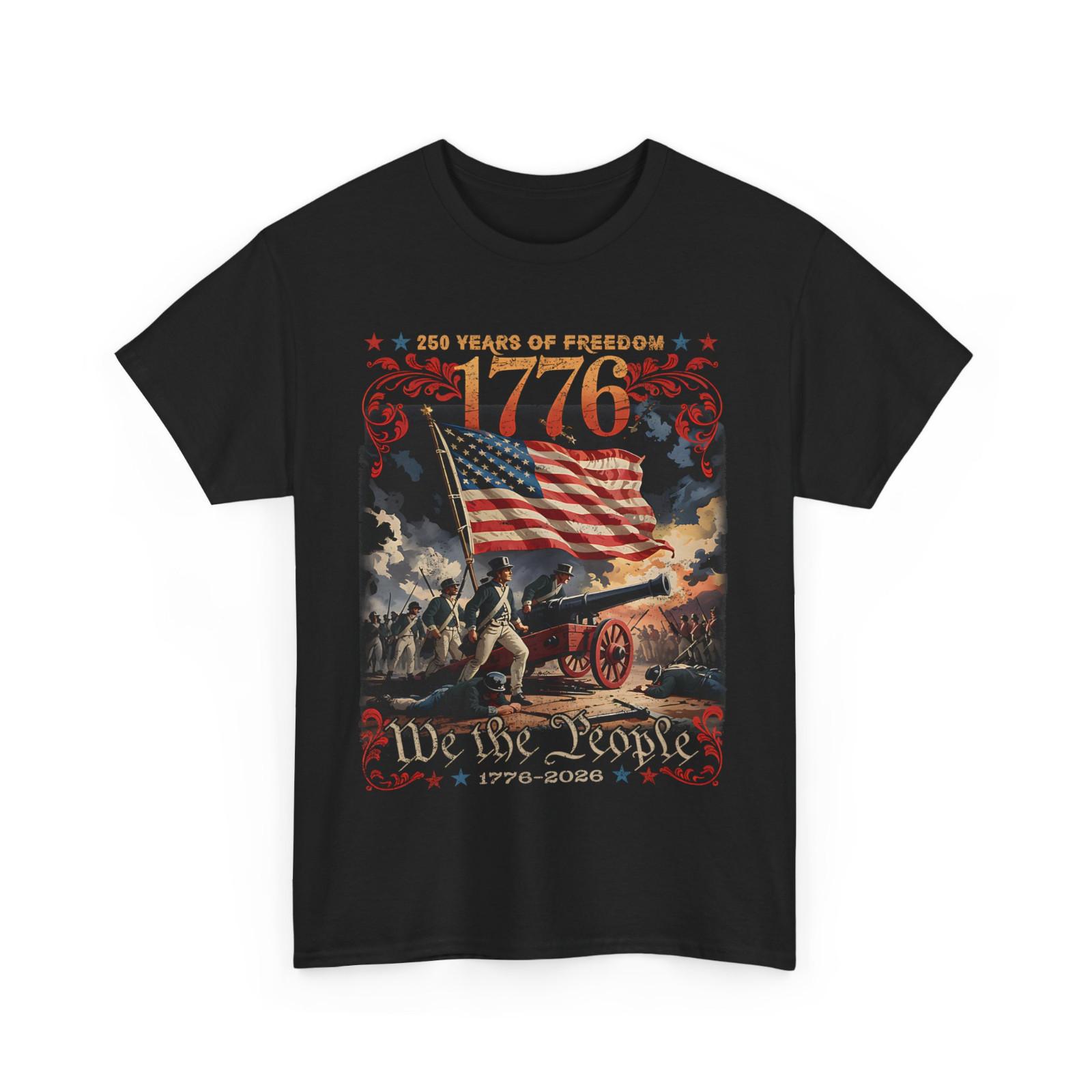 250 Years America Anniversary 1776 250th Birthday US Flag T-Shirt S разноцветный