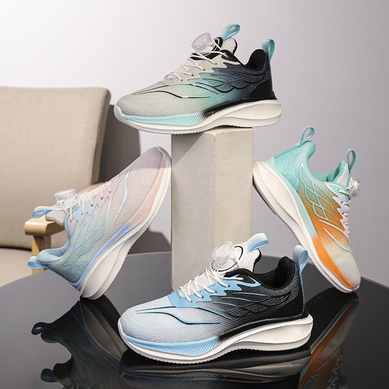 Boys shoes children's spring new 2025 sports leisure breathable fashion wear-resistant light elastic trend Korean version of sports shoes