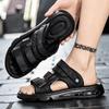 Sandals Men's 2025 Summer Wear Non-slip Casual Sports Driving Dual-purpose Thick-soled Air Cushion Slippers Men's Shoes Beach