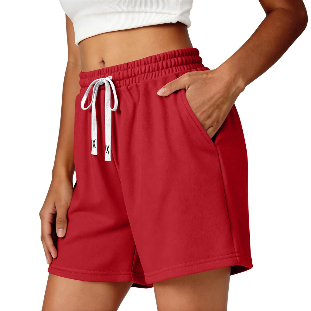 Women's Casual Loose-Fit Shorts With Pockets