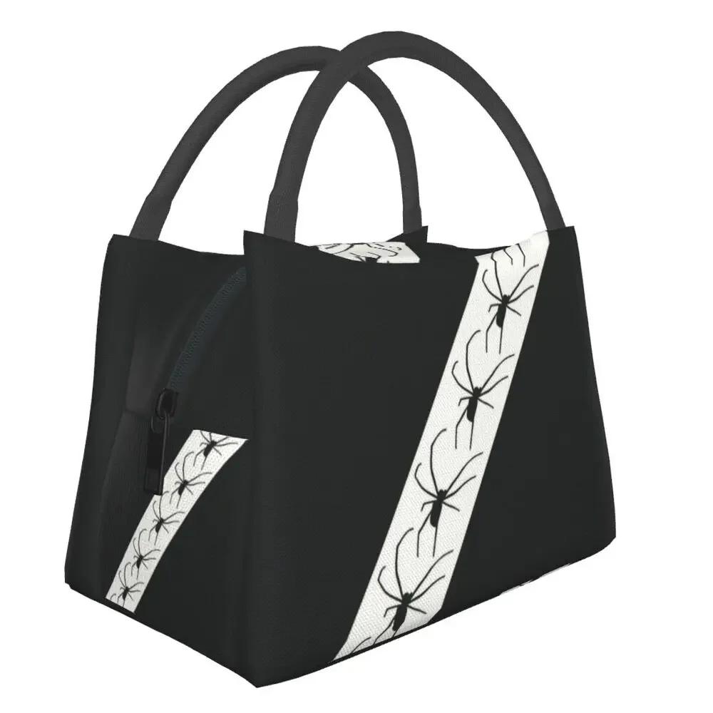 

Черный паук ползает портативный ланч-бокс для женщин герметичный термохолодильник для животных пищевая изолированная сумка для обеда дорожный контейнер для пикника 28x17x16CM чёрный