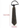Y2K Locomotive Style Rivet Tie Black Choker Punk Style Long Necktie Geometric Collares Pre-tied Tie Cool Girls / Boys