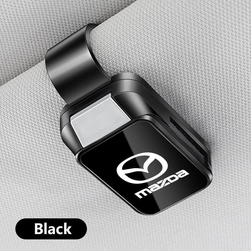 

SKYACTIV LOGO For Mazda Axela 3 6 CX-30 CX-5 CX-9 MX-5 CX-8 Car Sun Visor Glasses Case Storage Wear-Resistant Sunglasses Holder