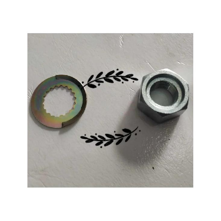 Motorcycle Front Sprocket Nut & Lock Washer For Benelli BJ150-31 BN150S 165S 180S RKF 125 Countershaft Small Sprocket Fixing Kit