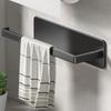 Iron Paper Towel Holder Gray Tissue Roll Holder Durable Kitchen Towel Rack  Space Saving