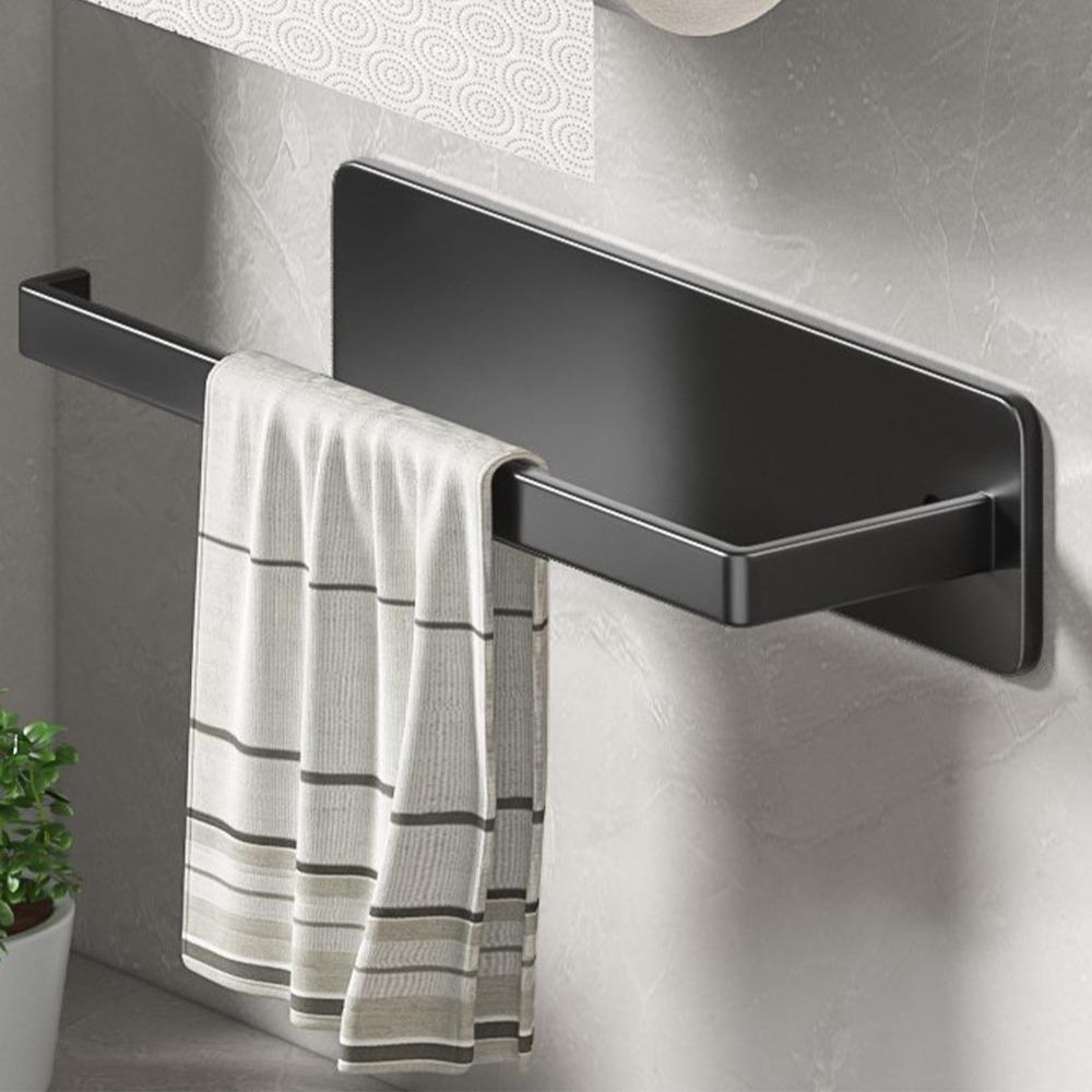 Iron Paper Towel Holder Gray Tissue Roll Holder Durable Kitchen Towel Rack Space Saving