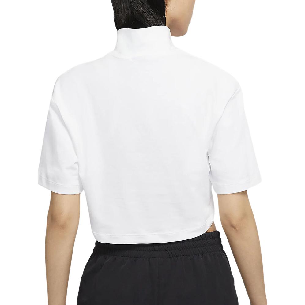 Nike T Shirts Women's White Stand Collar Moderate Other CJ3800-100