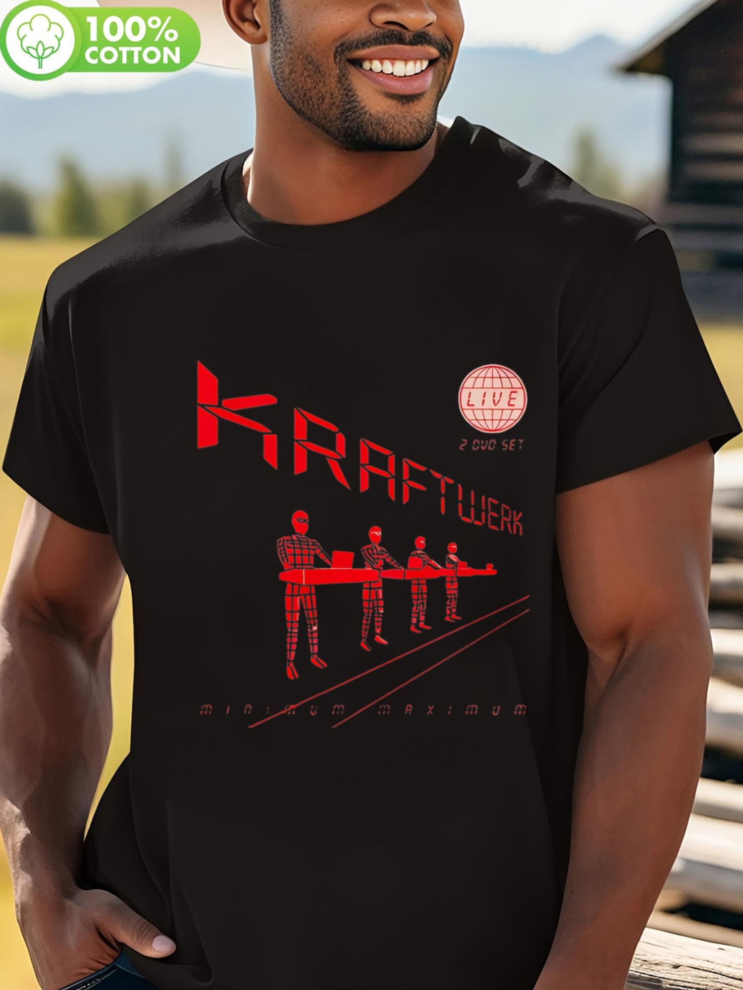 Классическая графическая футболка Kraftwerk The Man-Machine - Официальный мерч от группы S
