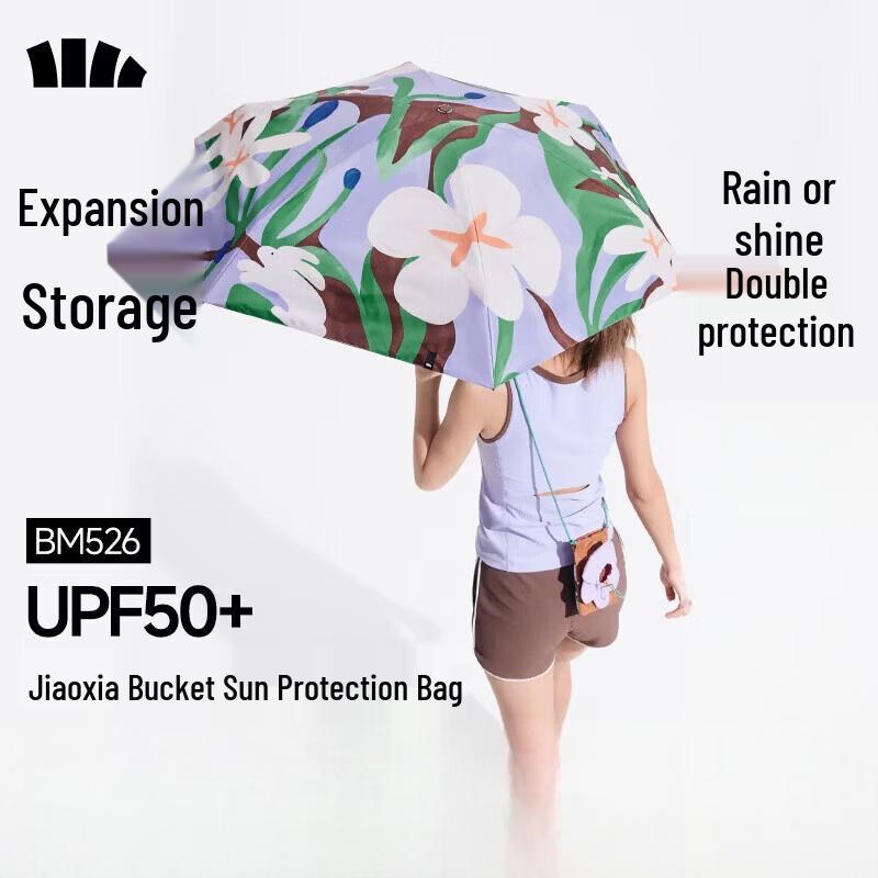 Beneunder UV Protection 5-Fold Sun/Rain Umbrella