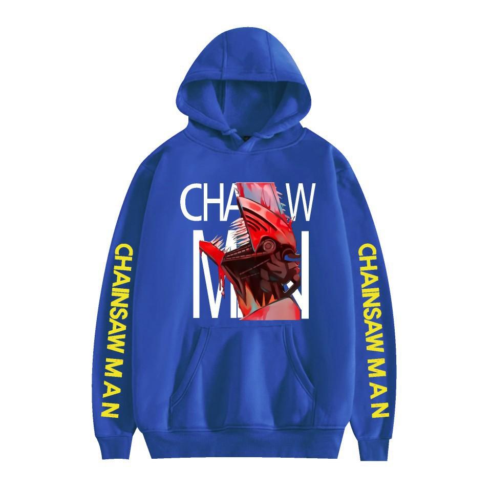 Chainsaw Man Otoño Invierno Forro Polar Ropa de Calle Tops Hombre Mujer Moda Sudaderas