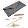 1 Set Copper Probe Rod Gold Measuring Rods With Pendulum Tools Hunting For Water Treasure Gold Lost Items Finding Tools